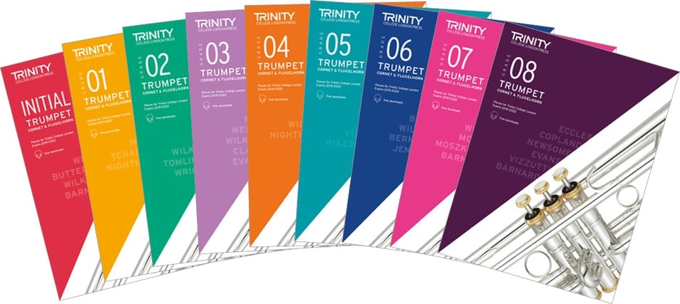 Trinity's trumpet exam repertoire books