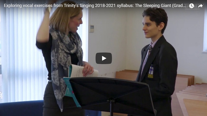 Teaching vocal exercises: 'The Sleeping Giant', Grade 6