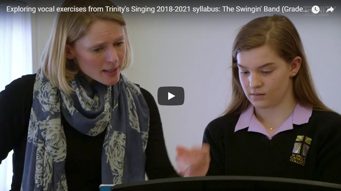  Teaching vocal exercises: 'The Swingin' Band', Grade 3
