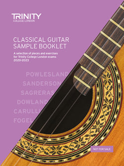 Classical guitar sample booklet