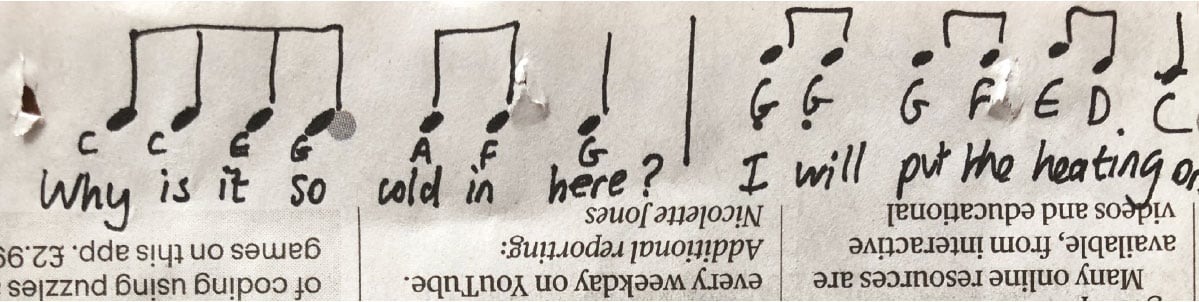 Music Compose Example Composing your own pieces and songs