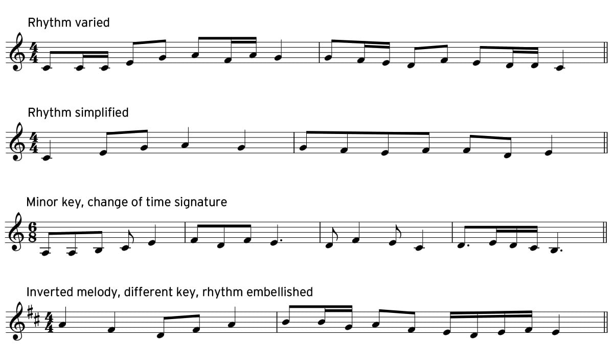 Music Compose Example Composing your own pieces and songs