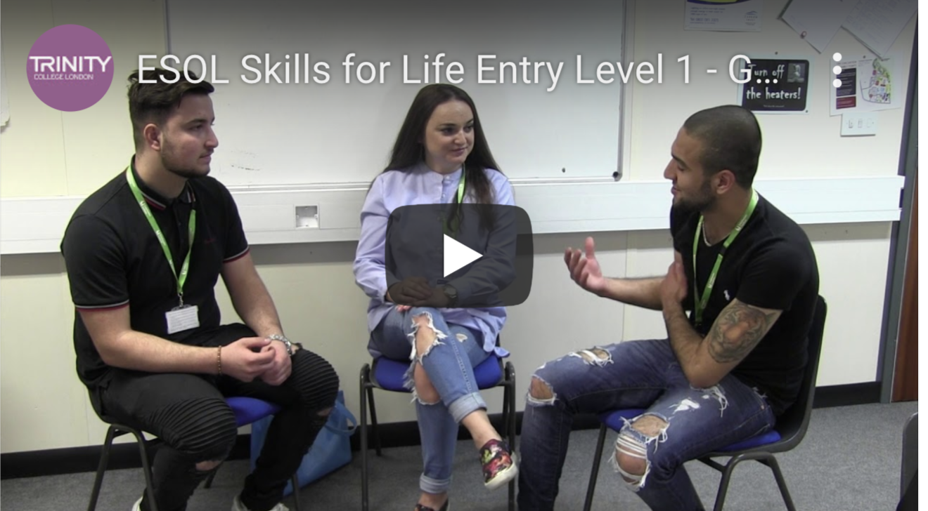 Skills for Life Entry 1 - Group task