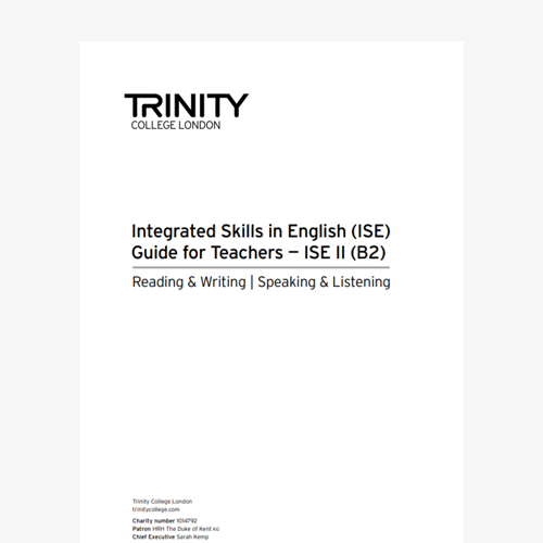 ISE II Guide for Teachers