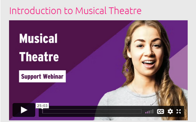 An introduction to Musical Theatre